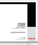 Discover the ultimate resource for your STEYR 4100, 4110, and 4120 Multi Tractors with the comprehensive Workshop Manual (PDF File) - part number 51543543. This essential guide is designed to provide you with detailed insights and instructions, ensuring that you can maintain and repair your tractor with confidence.