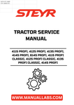 Unlock the full potential of your STEYR tractor with the comprehensive Service Manual for models 4115 PROFI, 4125 PROFI, 4135 PROFI, 4145 PROFI, 6145 PROFI, and their CLASSIC counterparts. This essential guide, part number 51666777, is designed to provide you with detailed insights and step-by-step instructions for maintenance and repairs, ensuring your tractor operates at peak performance.