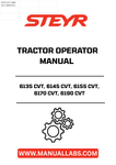 Discover the essential STEYR 6135 CVT, 6145 CVT, 6155 CVT, 6170 CVT, and 6190 CVT Tractor Operator Manual (Part Number: 6036944000). This comprehensive guide is designed to enhance your understanding and operation of these advanced tractors, ensuring you get the most out of your investment.