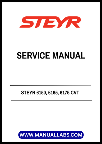 Discover the ultimate resource for your STEYR 6150, 6165, and 6175 CVT tractors with the comprehensive Service Manual (47936464_A4BW) in PDF format. This essential guide is designed to provide you with detailed insights into maintenance, troubleshooting, and repair procedures, ensuring your machinery operates at peak performance.