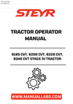 Discover the essential STEYR 6185 CVT, 6200 CVT, 6220 CVT, and 6240 CVT Stage IV Tractor Operator Manual (Part Number: 51519071). This comprehensive guide is designed to enhance your operational efficiency and ensure you get the most out of your tractor. With detailed instructions and insights, it covers everything from basic operations to advanced features, making it an invaluable resource for both novice and experienced operators.