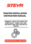 Upgrade your Farmall tractor with the STEYR 718966370 Front Light Socket and Power Socket. Designed specifically for models 95U, 105U, 115U PRO EP, 4095, 4105, and 4115 Multi ET, this essential component ensures reliable lighting and power connectivity for your agricultural needs.