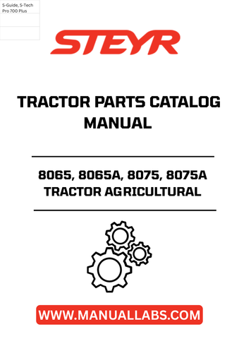 Discover the ultimate resource for maintaining and repairing your STEYR 8065, 8065A, 8075, and 8075A tractors with our comprehensive Agricultural Tractor Parts Catalog Manual (1TS27390-100). This essential guide provides detailed diagrams and part numbers, ensuring you can easily identify and source the components you need to keep your machinery running smoothly.