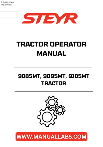 Discover the essential STEYR 9085MT, 9095MT, and 9105MT Tractor Operator Manual, designed to enhance your operational efficiency and ensure optimal performance of your tractor. This comprehensive guide provides detailed instructions, maintenance tips, and troubleshooting advice tailored specifically for these powerful models.
