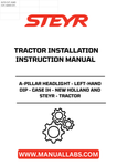 Upgrade your tractor's lighting with the STEYR A-Pillar Headlight, designed specifically for left-hand dip applications. This high-quality headlight is compatible with CASE IH, NEW HOLLAND, and STEYR models, ensuring a perfect fit and optimal performance. Illuminate your work environment with confidence, knowing you have a reliable light source that enhances visibility during those early morning or late evening tasks.