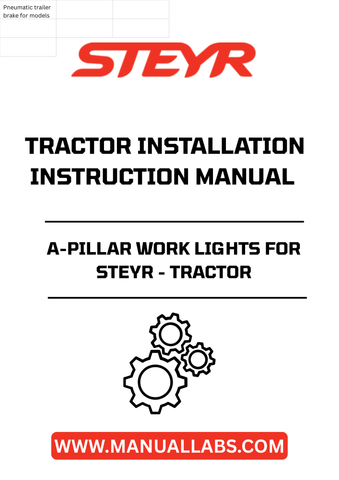 Illuminate your work with the STEYR A-Pillar Work Lights, specifically designed for STEYR tractors. These high-performance lights provide exceptional visibility, ensuring you can tackle any task, day or night. With a robust construction, they are built to withstand the rigors of outdoor use, making them a reliable addition to your tractor.