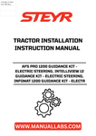 Experience precision farming like never before with the STEYR AFS PRO 1200 Guidance Kit. This advanced electric steering system enhances your tractor's maneuverability, allowing for effortless navigation across fields. With the Intelliview 12 display, you gain real-time insights and control, ensuring optimal performance and efficiency during every operation.