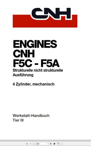 Unlock the full potential of your STEYR agricultural tractor with the comprehensive CNH F5C – F5A Workshop Manual. This PDF file is an essential resource for both seasoned mechanics and DIY enthusiasts, providing detailed insights into the engine's specifications, maintenance procedures, and troubleshooting techniques.