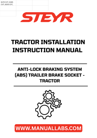 Introducing the STEYR Anti-Lock Braking System (ABS) Trailer Brake Socket, designed specifically for seamless integration with your tractor. This high-quality socket ensures optimal performance and safety while towing, providing you with peace of mind on the road. Engineered for durability, it withstands the rigors of heavy-duty use, making it an essential addition to your agricultural equipment.