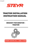 Introducing the STEYR Bracket for Monitor, designed specifically for seamless tractor installation. This high-quality bracket ensures a secure and stable mount for your monitor, enhancing your operational efficiency while on the field. With its robust construction, it withstands the rigors of agricultural work, providing you with peace of mind during your tasks.