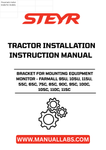 Introducing the STEYR Bracket for Mounting Equipment Monitor, designed specifically for a range of STEYR tractor models including the Farmall 95U, 105U, 115U, and more. This robust bracket ensures a secure and stable installation of your equipment monitor, enhancing your operational efficiency on the farm.