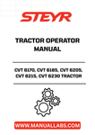 Enhance your operational efficiency with the STEYR CVT 6170, CVT 6185, CVT 6205, CVT 6215, and CVT 6230 Tractor Operator Manual (Part No. 47457287). This comprehensive guide is designed to provide you with essential information on the features, functions, and maintenance of your tractor, ensuring you get the most out of your investment.