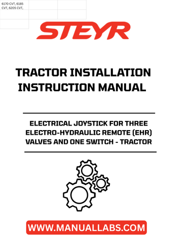 Upgrade your tractor's functionality with the STEYR Electrical Joystick, designed specifically for seamless control of three electro-hydraulic remote (EHR) valves and one switch. This high-quality joystick enhances your operational efficiency, allowing for precise maneuvering of attachments and implements, making your farming tasks smoother and more effective.