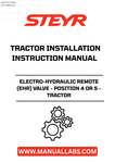 Introducing the STEYR Electro-Hydraulic Remote (EHR) Valve, designed for seamless integration with your tractor. This high-performance valve is available in both 4 and 5-position configurations, ensuring versatility for various agricultural applications. Engineered for durability and efficiency, it enhances your tractor's functionality, allowing for precise control of hydraulic implements.