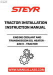 Introducing the STEYR Engine Coolant and Transmission Oil Heater, designed specifically for tractors to ensure optimal performance in all conditions. With a powerful 220 V output, this heater effectively warms your engine coolant and transmission oil, reducing wear and tear while enhancing fuel efficiency. Say goodbye to cold starts and hello to reliable operation, even in the harshest weather.