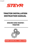 Enhance your tractor's performance with the STEYR Engine Grid Heater, designed for optimal cold-weather starting. This essential component ensures your engine warms up quickly, reducing wear and tear while improving fuel efficiency. Say goodbye to the frustration of sluggish starts during chilly mornings.