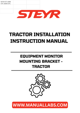 Enhance your tractor's functionality with the STEYR Equipment Monitor Mounting Bracket. Designed for seamless installation, this durable bracket ensures that your equipment monitor is securely mounted, providing you with easy access to vital information while you work. Its robust construction guarantees longevity, making it a reliable addition to your agricultural toolkit.