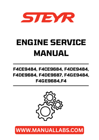 Unlock the full potential of your STEYR engine with the comprehensive STEYR F4 Engine Service Manual (Part Number: 84328784). This essential guide covers models F4CE9484, F4CE9684, F4DE9484, F4DE9684, F4DE9687, F4GE9484, and F4GE9684, providing you with detailed instructions and insights to ensure optimal performance and longevity.