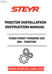 Upgrade your STEYR tractor with our Fixed Front Fenders, designed specifically for a seamless fit with a 310 mm width. These fenders not only enhance the aesthetic appeal of your tractor but also provide essential protection against mud, debris, and other elements, ensuring your equipment remains in top condition.