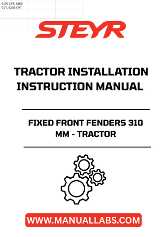 Upgrade your STEYR tractor with our Fixed Front Fenders, designed specifically for a seamless fit with a 310 mm width. These fenders not only enhance the aesthetic appeal of your tractor but also provide essential protection against mud, debris, and other elements, ensuring your equipment remains in top condition.