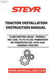 Introducing the STEYR Flow Control Valve, designed specifically for a range of tractor models including the Farmall 85C-120C, T5.75-T5.120, and Powerstar 90-120. This essential component ensures optimal hydraulic performance, allowing for precise control of fluid flow in your agricultural machinery. With the model number 48041223, you can trust that this valve meets the highest standards of quality and reliability.