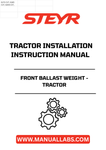 Enhance the stability and performance of your STEYR tractor with the STEYR Front Ballast Weight. Designed specifically for STEYR models, this ballast weight is essential for improving traction and balance, especially during heavy-duty tasks. Its robust construction ensures durability, making it a reliable addition to your agricultural equipment.