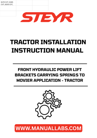 Upgrade your STEYR tractor with our Front Hydraulic Power Lift Brackets, designed specifically for seamless installation and enhanced performance. These brackets come equipped with durable carrying springs, ensuring reliable operation for all your moving applications. Engineered for strength and longevity, they are the perfect addition to optimize your tractor's capabilities.