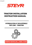 Experience enhanced versatility and efficiency in your agricultural tasks with the STEYR Hydraulically Adjustable Top Link. Designed specifically for tractor applications, this top link allows for seamless adjustments, ensuring optimal implement positioning for various farming operations. Its robust construction guarantees durability, making it a reliable addition to your equipment.