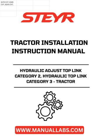 Introducing the STEYR Hydraulic Adjust Top Link, designed for Category 2 and Category 3 tractors. This essential component enhances your tractor's versatility, allowing for precise adjustments to implement angles and heights. With its robust construction, it ensures durability and reliability, making it a must-have for any serious farmer or landscaper.