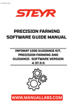 Experience the future of farming with the STEYR Infomat 1200 Guidance Kit. This advanced precision farming solution is designed to enhance your agricultural efficiency, providing you with the tools needed to optimize your operations. With software version 4.37.0.0, you can expect seamless integration and user-friendly navigation, ensuring that you can focus on what matters most—your crops.