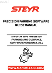 experience the future of agriculture with the steyr infomat 1200 precision farming and guidance software, version 3.1.0.0. this advanced software is designed to enhance your farming operations, providing you with the tools needed for efficient field management and precise guidance. with its user-friendly interface, you can easily navigate through features that optimize your workflow and improve productivity.