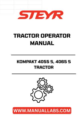 Enhance your operational efficiency with the STEYR KOMPAKT 4055 S and 4065 S Tractor Operator Manual (Part No. 47374912). This comprehensive guide is designed to provide you with essential information and insights to maximize the performance of your tractor.