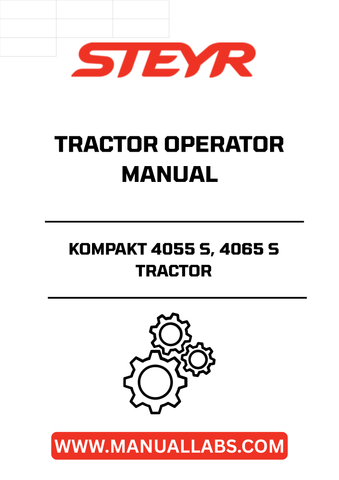 Enhance your operational efficiency with the STEYR KOMPAKT 4055 S and 4065 S Tractor Operator Manual. This comprehensive guide is designed to provide you with essential information and insights to maximize the performance of your tractor. With clear instructions and detailed illustrations, you can easily navigate through maintenance, troubleshooting, and operational procedures.