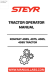 Discover the essential STEYR KOMPAKT 4065, 4075, 4085, 4095 Tractor Operator Manual (Part No. 47374379), designed to enhance your farming experience. This comprehensive guide provides detailed instructions and insights tailored specifically for your STEYR tractor models, ensuring you maximize performance and efficiency in the field.