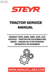 Introducing the STEYR KOMPAKT 4075, 4085, 4095, 4105, and 4115 ECOTECH tractors, designed for optimal performance and efficiency in various agricultural tasks. These robust machines are engineered to handle demanding workloads while providing exceptional fuel economy, making them the perfect choice for modern farmers looking to enhance productivity.