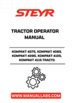 Enhance your operational efficiency with the STEYR KOMPAKT Tractor Operator Manual, specifically designed for models 4075, 4085, 4095, 4105, and 4115. This comprehensive guide provides essential information to help you maximize the performance of your tractor, ensuring you get the most out of your investment.