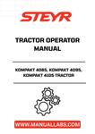Enhance your farming efficiency with the STEYR KOMPAKT 4085, 4095, and 4105 Tractor Operator Manual. This comprehensive guide is designed to provide you with essential information on operating and maintaining your tractor, ensuring optimal performance and longevity.