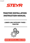 Introducing the STEYR Lower Link Category Three, designed specifically for seamless tractor installation. This essential component ensures optimal performance and compatibility with your STEYR tractor, enhancing its functionality and efficiency in various agricultural tasks.