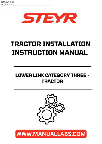 Introducing the STEYR Lower Link Category Three, designed specifically for seamless tractor installation. This essential component ensures optimal performance and compatibility with your STEYR tractor, enhancing its functionality and efficiency in various agricultural tasks.