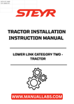 Introducing the STEYR Lower Link Category Two, designed specifically for seamless tractor installation. This essential component ensures optimal performance and compatibility with your STEYR tractor, enhancing its functionality and efficiency in various agricultural tasks.