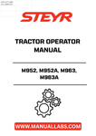 Enhance your operational efficiency with the STEYR M952, M952A, M963, and M963A Tractor Operator Manual (Part No. 6-27490). This comprehensive guide is designed to provide you with essential information and insights to maximize the performance of your tractor. Whether you're a seasoned operator or new to the machinery, this manual is an invaluable resource for understanding your equipment.