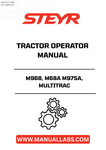 Enhance your operational efficiency with the STEYR M968, M68A M975A, MULTITRAC TRACTOR OPERATOR MANUAL. This comprehensive guide is designed to provide you with essential information and insights to maximize the performance of your tractor. Whether you're a seasoned operator or new to the machinery, this manual is an invaluable resource.