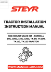 Upgrade your Farmall or T4 tractor with the STEYR Mid-Mount Valve Kit, designed specifically for models 90C, 100C, 110C, 120C, T4.90, T4.100, T4.110, and T4.120. This essential kit enhances your tractor's functionality, allowing for seamless operation of additional hydraulic implements.