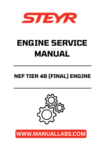 Discover the essential STEYR NEF Tier 4B (Final) Engine Service Manual, part number 47606139, designed for professionals and enthusiasts alike. This comprehensive guide provides detailed insights into the maintenance and servicing of your engine, ensuring optimal performance and longevity.