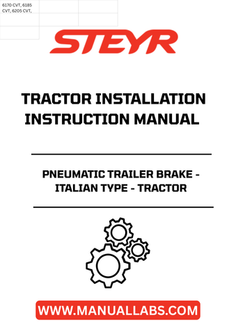 Experience enhanced safety and control with the STEYR Pneumatic Trailer Brake, designed specifically for Italian-type tractors. This high-quality brake system ensures reliable performance, allowing you to navigate various terrains with confidence. Its robust construction guarantees durability, making it an essential addition to your agricultural equipment.