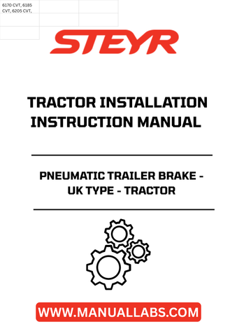 Introducing the STEYR Pneumatic Trailer Brake - UK Type, designed specifically for seamless tractor installation. This high-quality brake system ensures optimal performance and safety for your trailer, providing reliable stopping power under various conditions. Engineered with precision, it meets stringent UK standards, making it a trusted choice for professionals in the agricultural and transportation sectors.