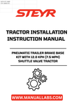 Upgrade your towing capabilities with the STEYR Pneumatic Trailer Brake Base Kit, designed for seamless integration with your tractor. This kit includes a 12.0 KPH (7.5 MPH) shuttle valve, ensuring optimal performance and safety during transport. Engineered for reliability, it enhances your trailer's braking system, providing peace of mind on every journey.