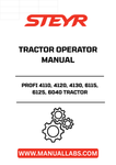 Discover the essential STEYR PROFI Tractor Operator Manual, designed specifically for models 4110, 4120, 4130, 6115, 6125, and 6040. This comprehensive guide provides detailed instructions and insights to help you operate your tractor efficiently and safely. With clear diagrams and step-by-step procedures, you’ll have all the information you need at your fingertips.