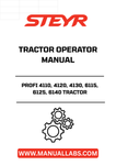 Unlock the full potential of your STEYR PROFI tractor with the comprehensive Operator Manual (Part Number: 47380072). This essential guide covers models 4110, 4120, 4130, 6115, 6125, and 6140, providing you with detailed instructions and insights to optimize performance and maintenance.