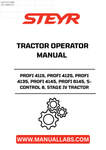 Enhance your operational efficiency with the STEYR PROFI 4115, 4125, 4135, 4145, and 6145 Tractor Operator Manual. This comprehensive guide is designed specifically for the S-CONTROL 8 and Stage IV models, ensuring you have all the necessary information at your fingertips to maximize your tractor's performance.